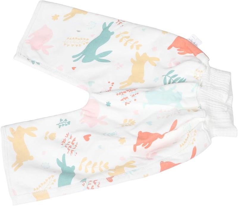 سراويل التدريب على استخدام النونية للأولاد والبنات بتصميم كرتوني للأرنب متعدد الألوان - Image 1